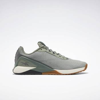 Reebok Nano X1 Grit Zelene - Damske Botasky